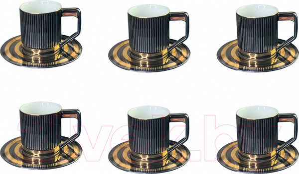 Изображение товара Набор для чая/кофе Lenardi 106-248 (черный глянец)