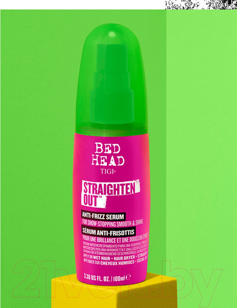 Изображение товара Сыворотка для волос Tigi Bed Head Straigthen Out Serum Термоактивная выпрямляющая (100мл)