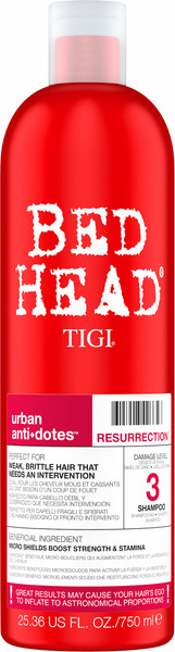 Изображение товара Шампунь для волос Tigi Bed Head Urban Anti+dotes Resurrection восстанавливающий (750мл)