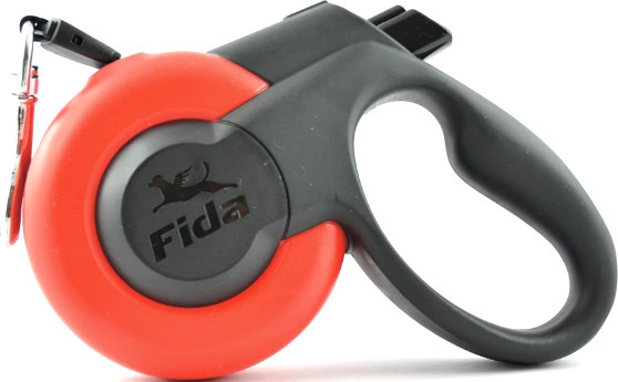 Изображение товара Поводок-рулетка Fida Mars 13A L лента 5м / 203351 (красный)