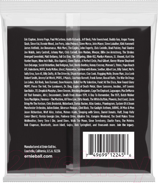 Изображение товара Струны для электрогитары Ernie Ball 2245 Power Slinky 11-48