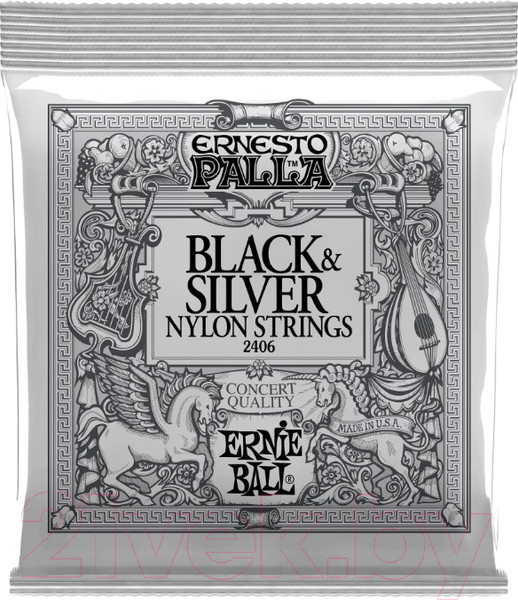 Изображение товара Струны для классической гитары Ernie Ball 2406 Palla Nylon Clear Silver