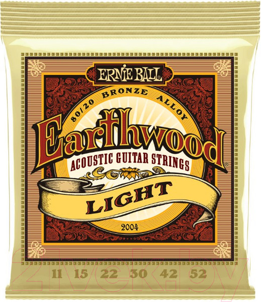 Изображение товара Струны для акустической гитары Ernie Ball 2004 Earthwind Light