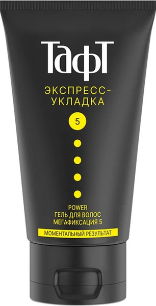Изображение товара Гель для укладки волос Тафт Power. Экспресс-укладка мегафиксация моментальный результат (150мл)
