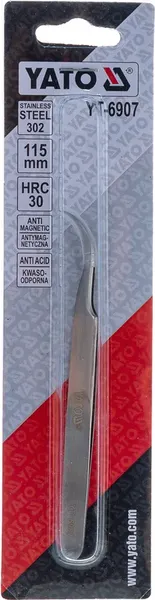 Изображение товара Пинцет монтажный Yato Изогнутый YT-6907