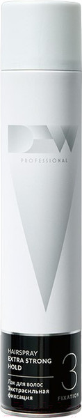Изображение товара Лак для укладки волос Dew Professional Экстрасильной фиксации ES3/500 (500мл)
