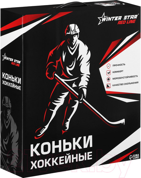 Изображение товара Коньки хоккейные Winter Star Red Line / 9667123 (р.38)