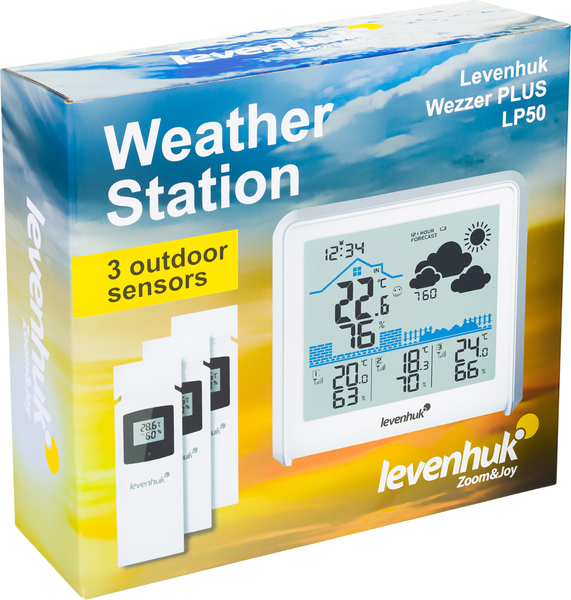 Изображение товара Метеостанция цифровая Levenhuk Wezzer PLUS LP50 / 78895