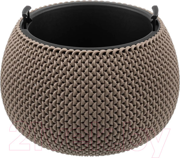 Изображение товара Кашпо El Casa Сфера / 640444 (серо-коричневый)