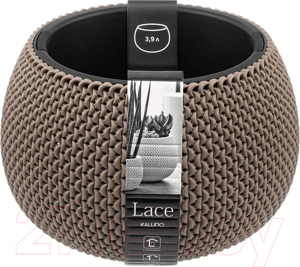 Изображение товара Кашпо El Casa Сфера / 640444 (серо-коричневый)