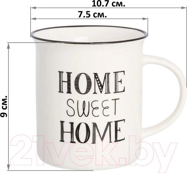 Изображение товара Набор кружек Elan Gallery Home Sweet Home + Coffee Time + Good Morning / 880049