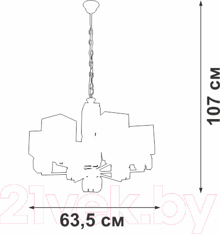 Изображение товара Люстра Vitaluce V1856-9/6