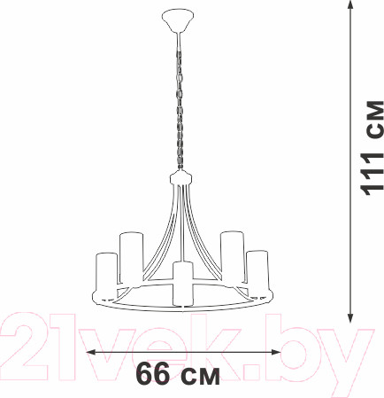 Изображение товара Люстра Vitaluce V1861-1/5