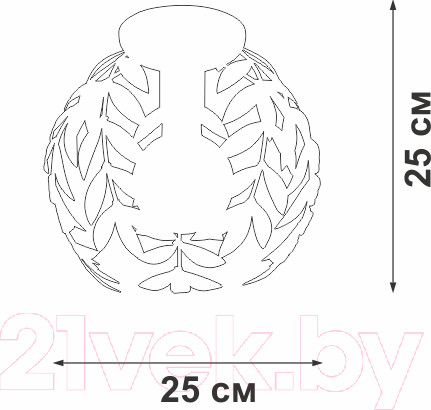 Изображение товара Потолочный светильник Vitaluce V1869-0/1PL