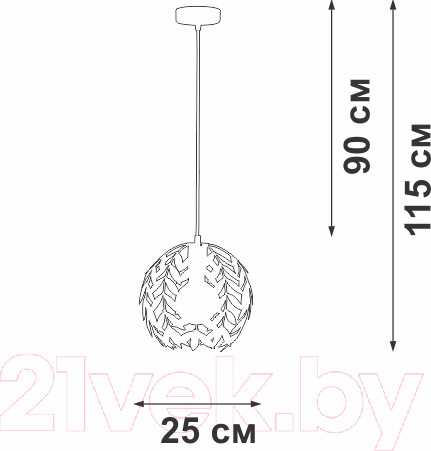 Изображение товара Потолочный светильник Vitaluce V1869-0/1S