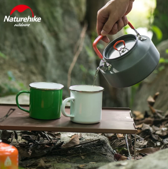 Изображение товара Чайник походный Naturehike NH17C020-H / 6927595723302 (1.1л, серый)