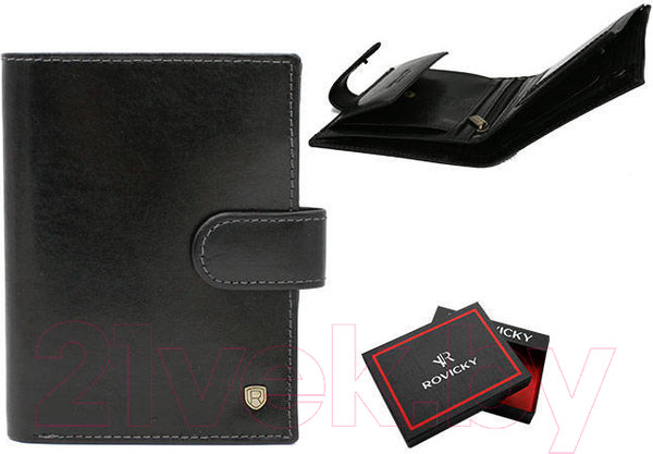 Изображение товара Портмоне Cedar Rovicky / 22314L-VT-RVT (черный)