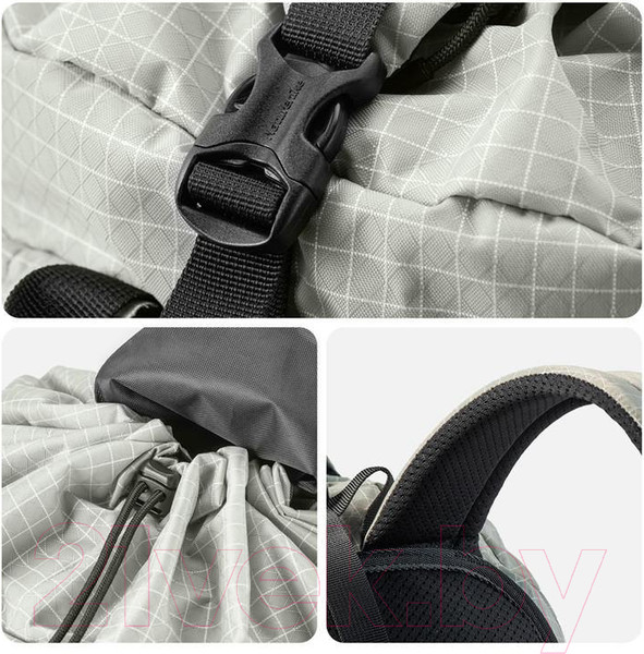 Изображение товара Рюкзак туристический Naturehike ZT14 XPAC Ultra-Light / 6927595772775 (серый/белый)