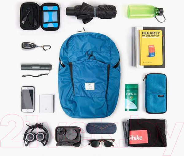 Изображение товара Рюкзак спортивный Naturehike NH17A017-B Ultra-Light / 6927595725108 (синий)