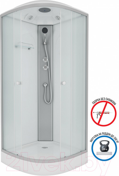 Изображение товара Душевая кабина Niagara Eco E100/13/MT 100x100x215