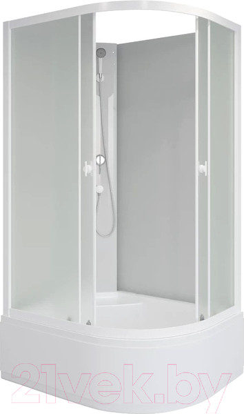 Изображение товара Душевая кабина Niagara Promo P90/80/40L/MT/BK 90x80x195