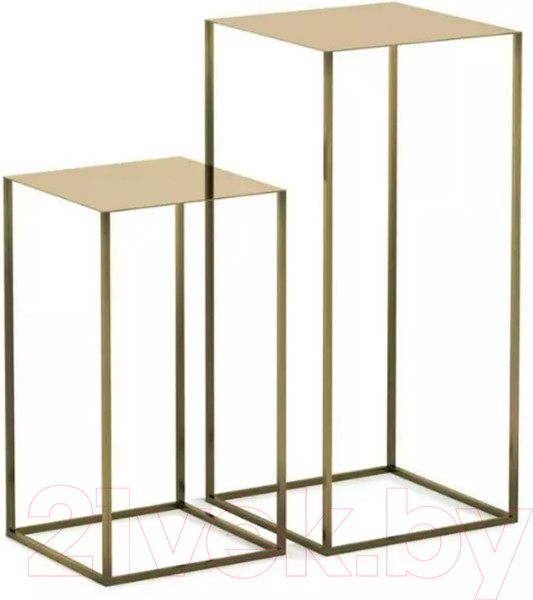 Изображение товара Комплект журнальных столиков Bergenson Bjorn Mayen Gold / BB0000396 (золото)