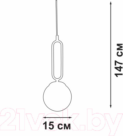 Изображение товара Потолочный светильник Vitaluce V2942-1/1S