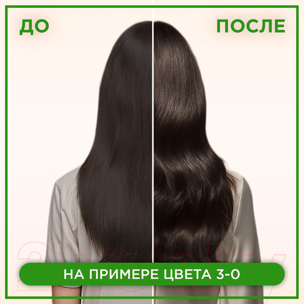 Изображение товара Крем-краска для волос Палетт Naturia тон 3-0 (50мл)