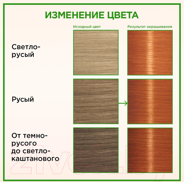 Изображение товара Крем-краска для волос Палетт Naturia тон 8-77 (50мл)