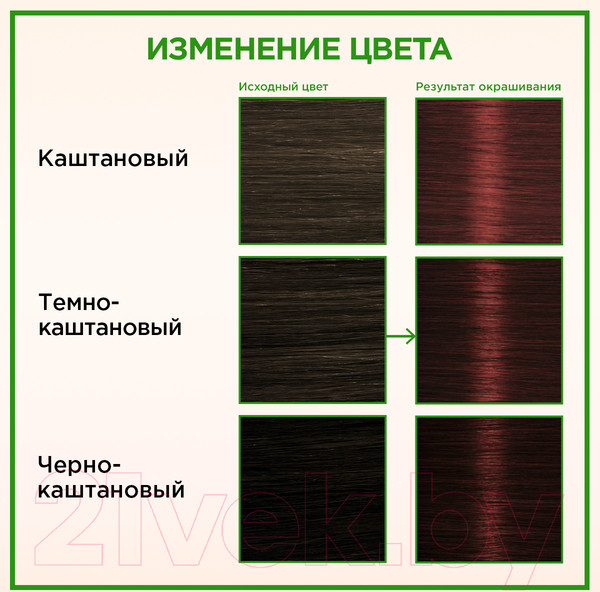 Изображение товара Крем-краска для волос Палетт Naturia тон 3-68 (50мл)
