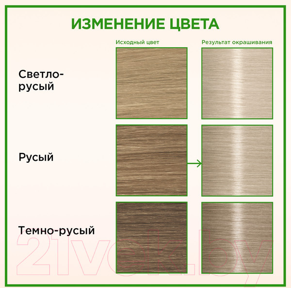 Изображение товара Крем-краска для волос Палетт Naturia тон 9-1 (50мл)