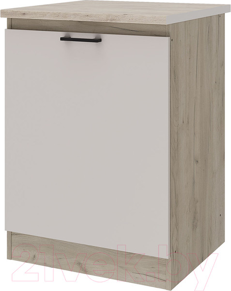 Изображение товара Шкаф-стол кухонный Stolline Сан-Ремо Ш60 / 454.32 (дуб крафт серый/кашемир)