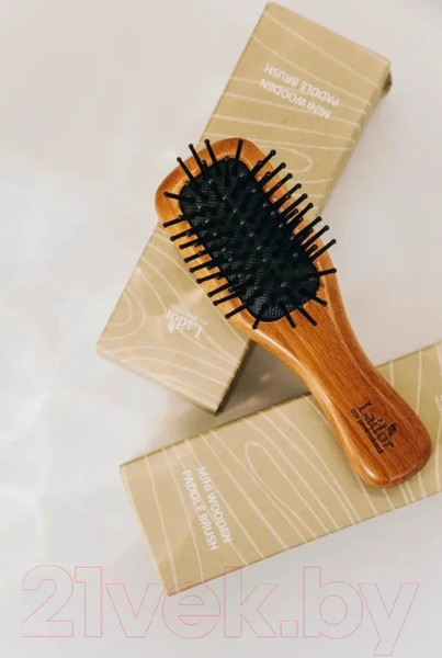 Изображение товара Расческа La'dor Mini Wooden Paddle Brush
