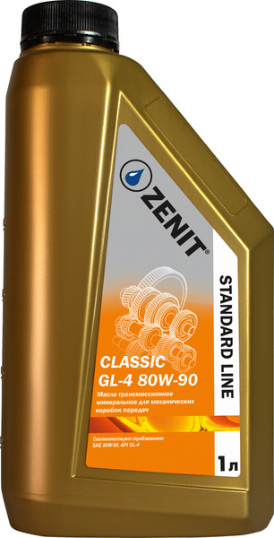 Изображение товара Трансмиссионное масло Zenit Premium Line Classic GL-4 80W-90/ 21050211 (1л)