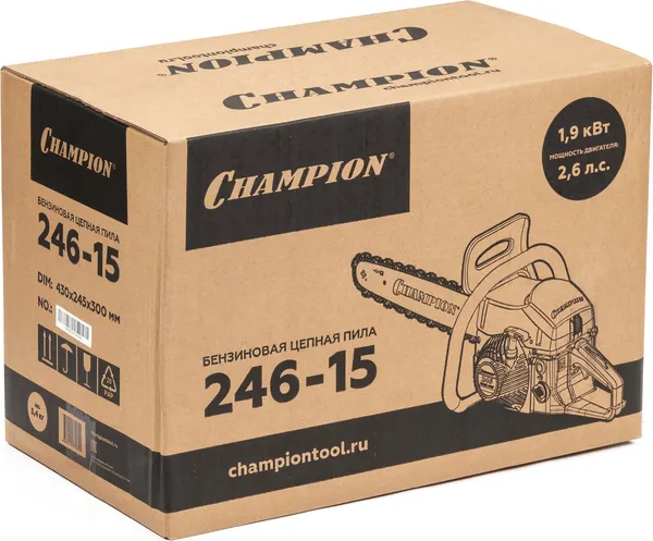 Изображение товара Бензопила цепная Champion 246-15