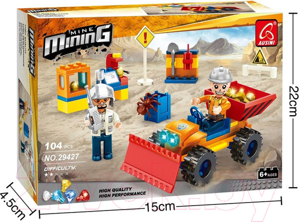 Изображение товара Конструктор Keyixing Кладоискатели. Раскопки 29427 / 9847766