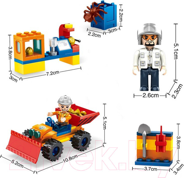 Изображение товара Конструктор Keyixing Кладоискатели. Раскопки 29427 / 9847766