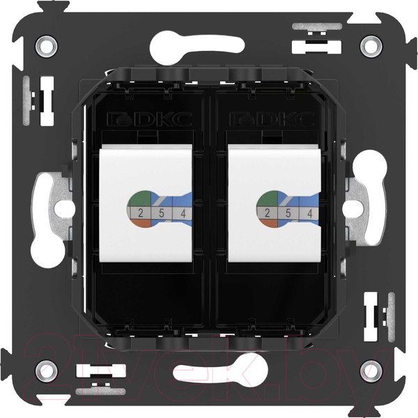 Изображение товара Розетка DKC Avanti RJ-45 / 4402664 (черный квадрат)