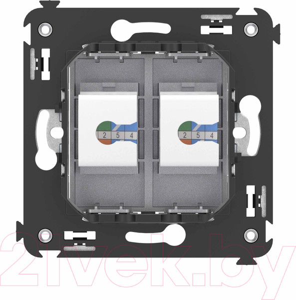 Изображение товара Розетка DKC Avanti / 4404614 (закаленная сталь)