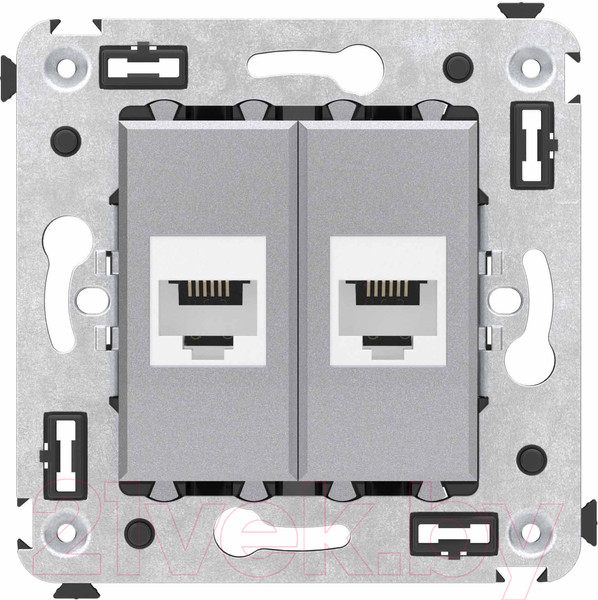 Изображение товара Розетка DKC Avanti / 4404614 (закаленная сталь)