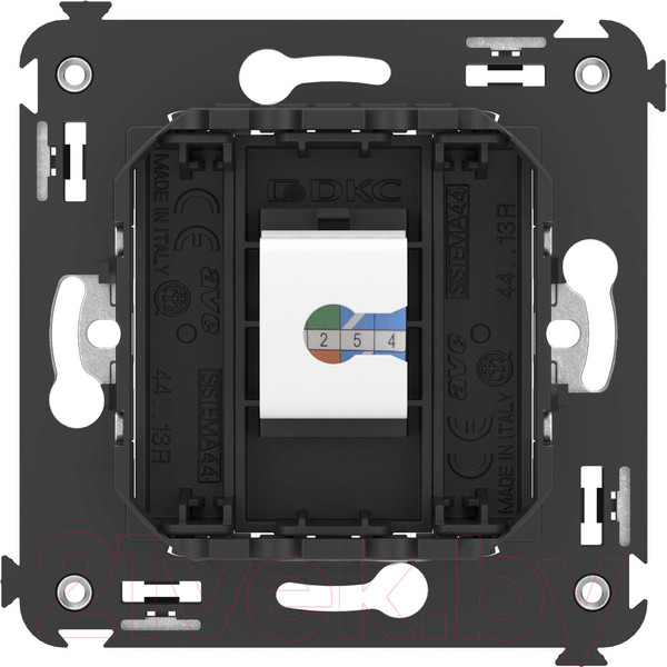 Изображение товара Розетка DKC Avanti RJ-45 / 4412663 (черный матовый)