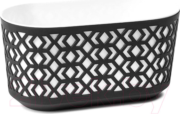 Изображение товара Кашпо Lamela Aztek LA794-25 (черный/белый)