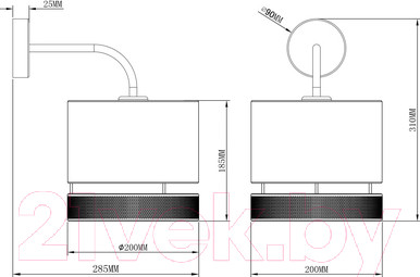 Изображение товара Бра Moderli Gela / V10631-1W