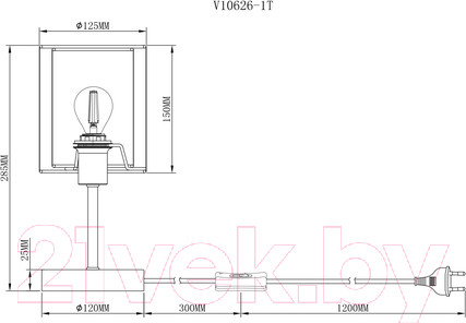 Изображение товара Прикроватная лампа Moderli Room / V10626-1T