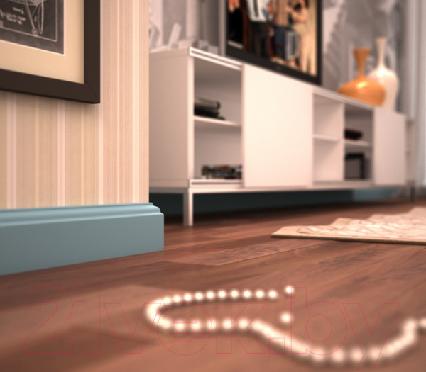 Изображение товара Плинтус Smartprofile МДФ Paint 82 (2.4м, белый)