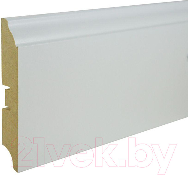 Изображение товара Плинтус Smartprofile МДФ Paint 100B (2.4м, белый)