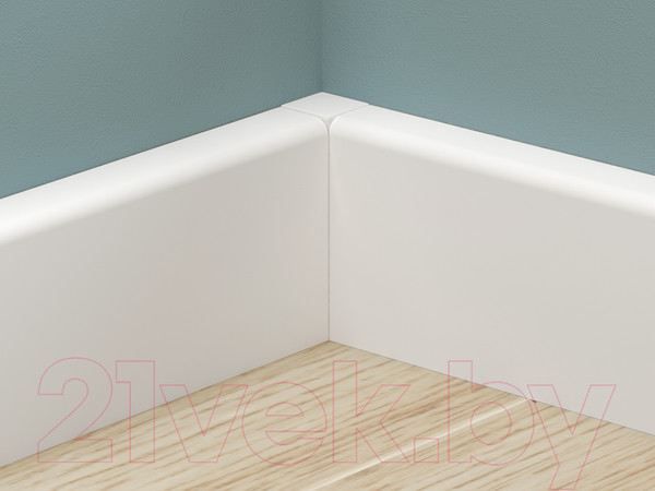 Изображение товара Соединитель для плинтуса Smartprofile МДФ 18x18x122мм (6шт, белый)