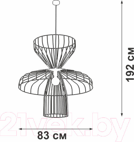 Изображение товара Потолочный светильник Vitaluce V4586-1/1S