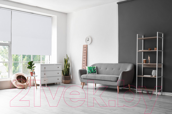 Изображение товара Рулонная штора АС МАРТ Меринос 64x200 (бежевый)