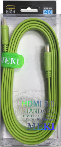 Изображение товара Кабель Meki Cables GH-T-2GR (2м, зеленый)